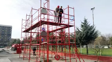 Survivor değil zabıta mülakatı: Zabıta adayları zorlu parkurlarda yarıştı