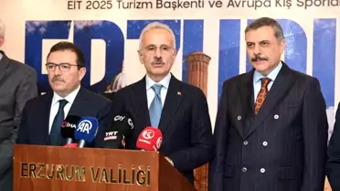 Ulaştırma ve Altyapı Bakanı Uraloğlu: 'Erzincan-Erzurum-Kars tren hattı etüt proje çalışmaları devam ediyor'