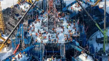 Harbin'de Buz ve Kar Festivali Hazırlıkları