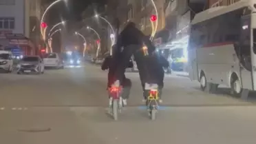 Tehlikeli Elektrikli Bisiklet Yolculuğu