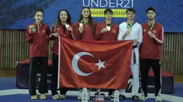Milli Tekvandocular 21 Yaş Altı Şampiyonası'nda Başarılı