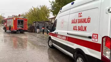 Elazığ'da Çatı Yangını