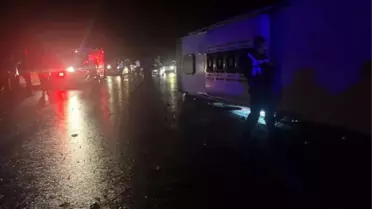 Osmaniye'de Otobüs Devrildi: 3 Yaralı