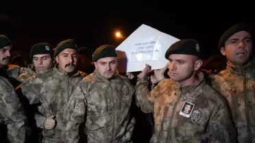 İstanbul'da şehit düşen polis memurunun naaşı Samsun'a getirildi