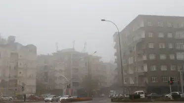 Kilis'te Yoğun Sis Yaşamı Etkiledi