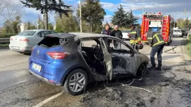 Musaba'nın Aracında Yangın Çıktı