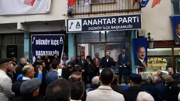 Ağıralioğlu Düzköy'de Parti Açılışı Yaptı