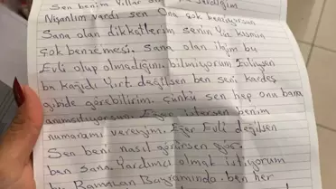 Aynı iş yerinde çalıştığı 60 yaşındaki erkeğin yazdığı mektubu paylaştı: Evli değilsen...