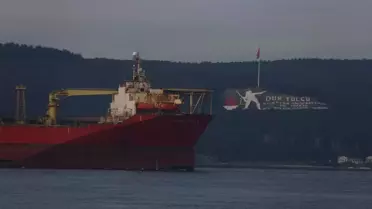 Gryphon A Tankeri Çanakkale Boğazı'ndan Geçti