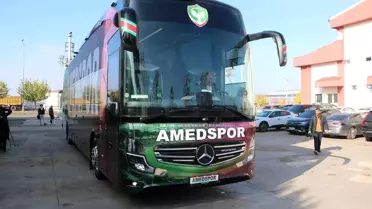 Amedspor'a Yeni Takım Otobüsü Teslim Edildi