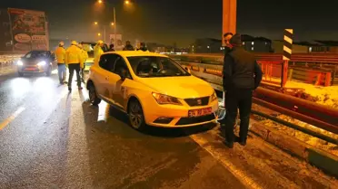 Kars'ta Zincirleme Trafik Kazası