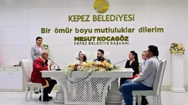 Kepez'de yılın son özel gününde nikah yoğunluğu