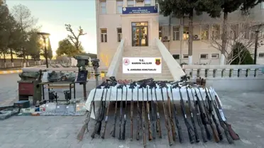 Mardin'de Yasa Dışı Silah İmalathanesi Baskını