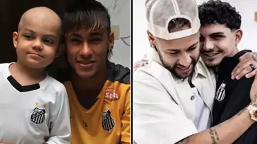 Neymar, 2012 yılında lösemiyle mücadele eden hayranıyla yeniden bir araya geldi