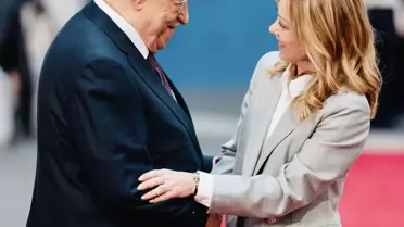 Abbas ve Meloni Roma'da Görüştü