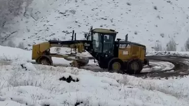 Erzincan'da 12 Köy Yolu Kapandı