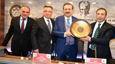 Hisarcıklıoğlu Denizli'de DTO'ya Destek Verdi