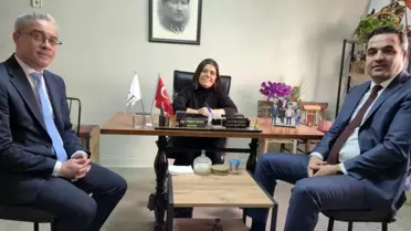 Kaymakam Dalak'tan Kadın Muhtara Ziyaret