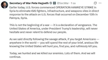 Trump'tan DEAŞ'a Misilleme Açıklaması