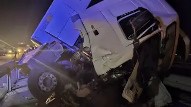 Nusaybin'de Tır Kazası: Sürücü Yaralı