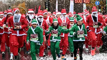 Noel Baba Koşusu Madrid'de