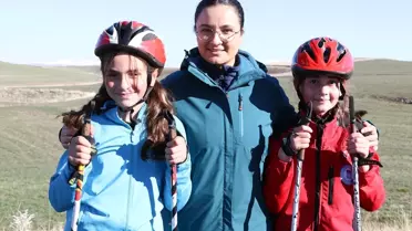 Ağrı'da Tekerlekli Kayak ile Antrenman