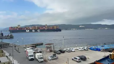 MSC Türkiye Boğaz'dan Geçti