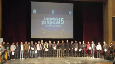 Şiir Akşamları'nda Bakiler Anıldı