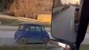 Hiç umursamadı! Ters istikamette ilerledi, kendi canını bile hiçe saydı