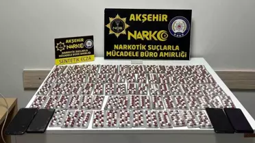 Akşehir'de Uyuşturucu Operasyonu: 1200 Hap Ele Geçirildi
