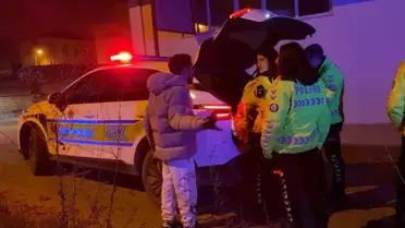 Alkollü Motosiklet Sürücüsü Ve Arkadaşı Gözaltında