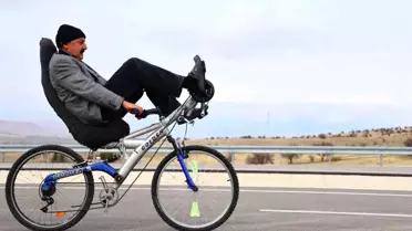 Elazığ'da Şaşırtan Yüksek Bisikletler