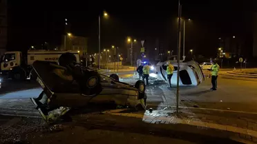 Kayseri'de Trafik Kazası: İki Sürücü Yaralı