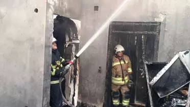 Hatay'da Ev Yangını Kontrol Altına Alındı