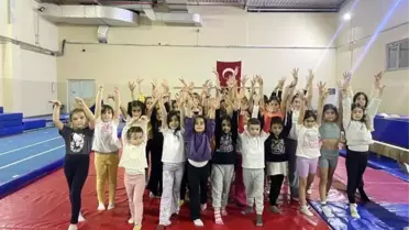 Bilecik'te Cimnastik Antrenmanlarına Yoğun İlgi