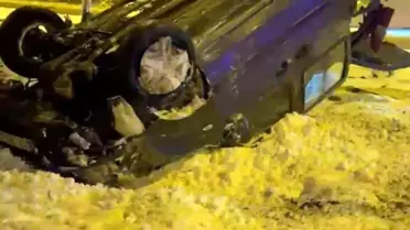 Batman'da Kar Kazası: 2 Yaralı