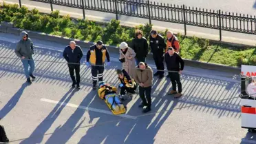 Samsun'da motosiklet kazası: Kadın yaralı, pikap kaçtı