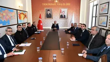 Tekirdağ'da Yılbaşı Tedbirleri İçin 2.816 Güvenlik Görevlisi