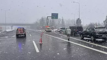 Bolu Dağı Tüneli'nde Tır Kazası
