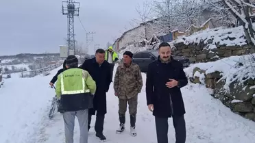 Havza'da Karla Mücadele Çalışmaları Devam Ediyor