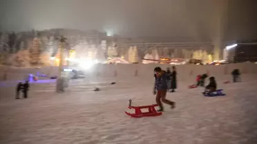 Uludağ'da Coşkulu Yılbaşı Kutlaması