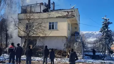 Taşova'da Ev Yangını Söndürüldü