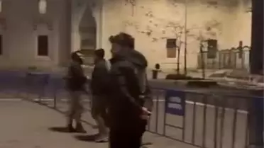 Beyazıt Camii'nde Güvenlik Önlemi