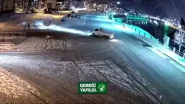 Drift Yaparken Yakalandı: 58 Bin TL Ceza