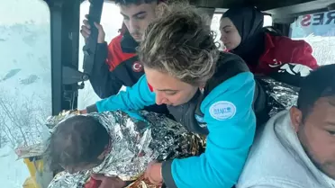 GES Tesisinde Mahsur Kalan İşçi Kurtarıldı