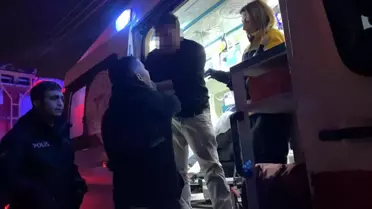 Alkollü Sürücü Sulama Kanalına Düştü