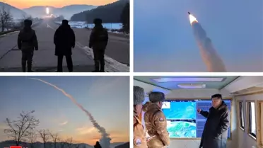 Tüm dünya ABD'yi konuşurken Kim yine rahat durmadı: Füzeleri peş peşe ateşledi