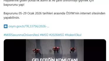 2026-MSÜ Başvuruları Başladı
