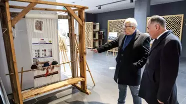 Denizli İl Kültür ve Turizm Müdürü Özel, Çameli Belediye Başkanı Arslan'ı ziyaret etti