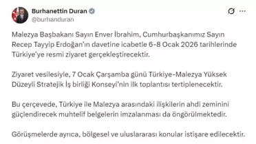 Malezya Başbakanı Enver İbrahim Türkiye'yi Ziyaret Edecek